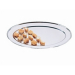 OVAL SERVING FLAT 8" S/STEEL