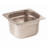 STAINLESS STEEL 1/6 GASTRONORM 100mm DEPTH