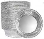 5" /12.7CM FOIL PIE PAN ROUND DISPOSABLE X50