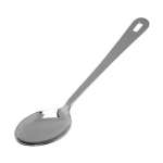 16" PLAIN BOWL STAINLESS STEEL SERVING SPOON WITH HOLE