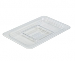 POLYCARBONATE CLEAR GASTRONORM PAN LID 1/4