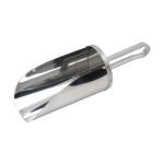 STAINLESS STEEL FLOUR SCOOP  6" SCOOP LENGTH