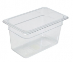 1/4 POLYCARBONATE GN PAN 150MM CLEAR