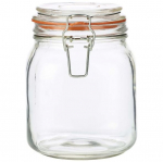 LARGE GLASS TERRINE JARS 1000ml