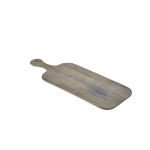 GENWARE MELAMINE WOOD EFFECT RECTANGULAR PADDLE BOARD 20.9X7.9"