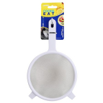 WHITE SIEVE WITH S/S MESH 15CM 6"