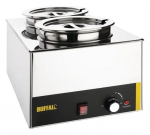 BUFFALO BAIN MARIE WITH ROUND POTS 2X5.2LTR POTS