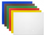 HYGIPLAS LOW DENSITY CHOPPING BOARD SET OF 6 600X450X10MM