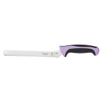 MERCER MILLENNIA BREAD KNIFE WAVY EDGE 8" PURPLE HANDLE