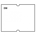 WHITE TWO-LINE LABEL FOR PRICING GUN TO USE WITH SME20