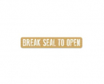BREAK SEAL TO OPEN NATURAL LABELS X 1000 BRE003