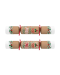 10" TCT CHARITY JOLLY HOLLY KRAFT CRACKER XMAS QUIZ BOX100