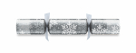11"SNOWFLAKE SILVER FOIL BOARD CRACKER FESTIVE FUN PUZZLES