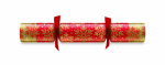 11" SNOWFLAKE RED FOIL BOARD CRACKER FESTIVE FUN PUZZLES