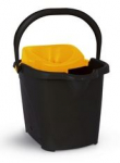 CLEANWORKS PLASTIC MOP BUCKET YELLOW 15 LITRE