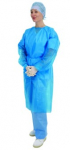 LIGHTWEIGHT EXAMINATION GOWN WITH LONG SLEEVES