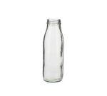 GLASS MILK BOTTLE 50CL 17OZ 45-19-150 X6