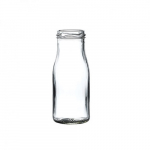 MINI GLASS MILK BOTTLE 15CL 5.25OZ 1862-1570 X18