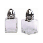 S/S MINI GLASS PEPPER POT 20X20X55MM