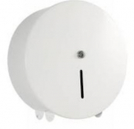 MIDI JUMBO TOILET ROLL DISPENSER WHITE METAL