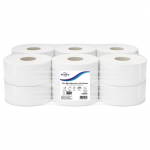 PRISTINE MINI JUMBO TOILET ROLL 150M 76mm CORE 2 ply