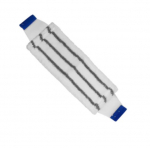 MICROFIBRE FLAT MOP HEAD BLUE 40CM, WASHABLE