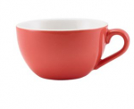 GENWARE PORCELAIN CORAL BOWL SHAPED CUP 25CL/ 8.75OZ