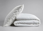 WHITE SINGLE DUVET COVER POLYCOTTON
