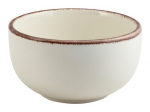 GENWARE TERRA STONEWARE SERENO BROWN ROUND BOWL 17.5OZ