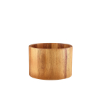 GENWARE ACACIA WOOD STRAIGHT SIDED BOWL 22.5 X 15CM