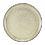 GENWARE TERRA PORCELAIN MATT GREY COUPE PLATE 10.8"