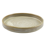 GENWARE TERRA PORCELAIN MATT GREY PRESENTATION PLATE 7"
