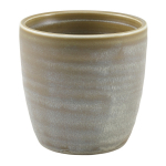GENWARE TERRA PORCELAIN MATT GREY CHIP CUP 10.5OZ