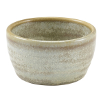 GENWARE TERRA PORCELAIN MATT GREY RAMEKIN 2.5OZ