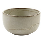 GENWARE TERRA PORCELAIN GREY ROUND BOWL 17.5OZ