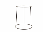 GENWARE BLACK ANTI-SLIP ROUND  BUFFET RISER 30CM