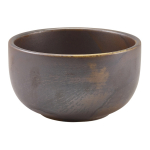GENWARE TERRA PORCELAIN RUSTIC COPPER ROUND BOWL 17.5OZ