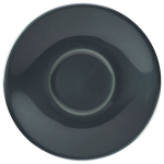 GENWARE PORCELAIN GREY SAUCER 6.3"