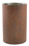 GENWARE RUST EFFECT WINE COOLER 4.7X7.9"