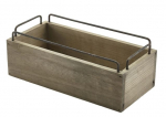 GENWARE INDUSTRIAL WOODEN CRATE 9.8X4.7"