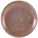 GENWARE TERRA PORCELAIN ROSE COUPE PLATE 11"