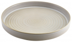 GENWARE TERRA STONEWARE ANTIGO BARLEY PRESENTATION PLATE 10.2"