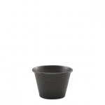 GENWARE BLACK VINTAGE STEEL RAMEKIN 2.5OZ