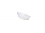 GENWARE WHITE PORCELAIN OVAL EARED DISH 25.8OZ