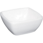 OLYMPIA WHITEWARE ROUNDED SQUARE BOWLS 2.5X2.5" X 12