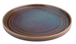 OLYMPIA CAVOLO FLAT ROUND PLATE IRIDESCENT 270MM X4