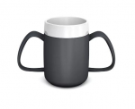ORNAMIN ANTHRACITE 2 XXL HANDLED MUG INTERNAL CONE