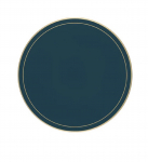 OXFORD ROUND TABLEMAT BLUE 299MM DIAMETER X10