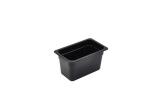 POLYCARBONATE GASTRONORM PAN BLACK 1/4 150MM PCB14-150