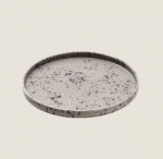 PLAYGROUND NARA SPOTTED LIGHT PLATE FLAT ROUND 21CM X6